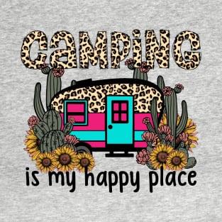 Camping is My Happy Place T-Shirt